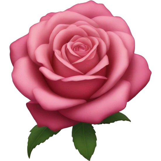 Rosa rosett emoji