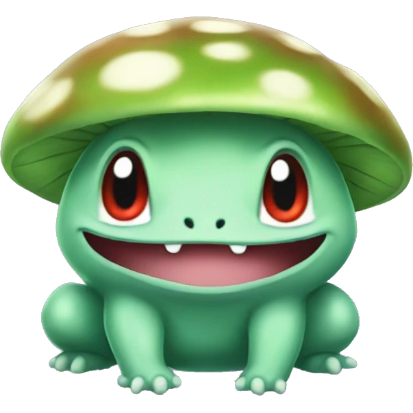 mushroom bulbasaur emoji