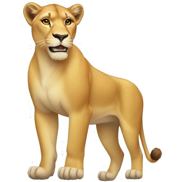 Lioness emoji