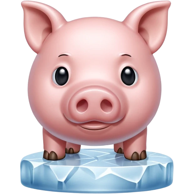 Break the ice pig emoji
