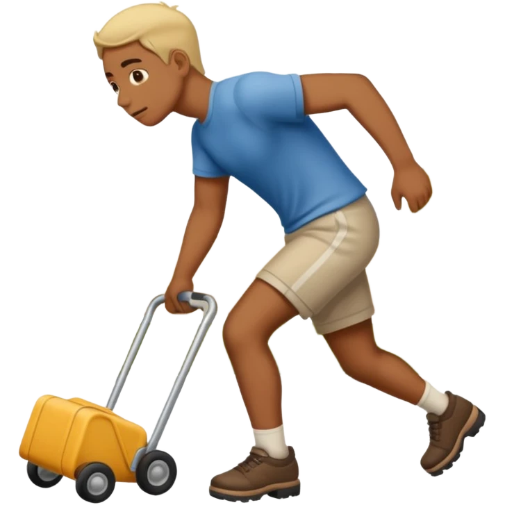 dragging your ass emoji