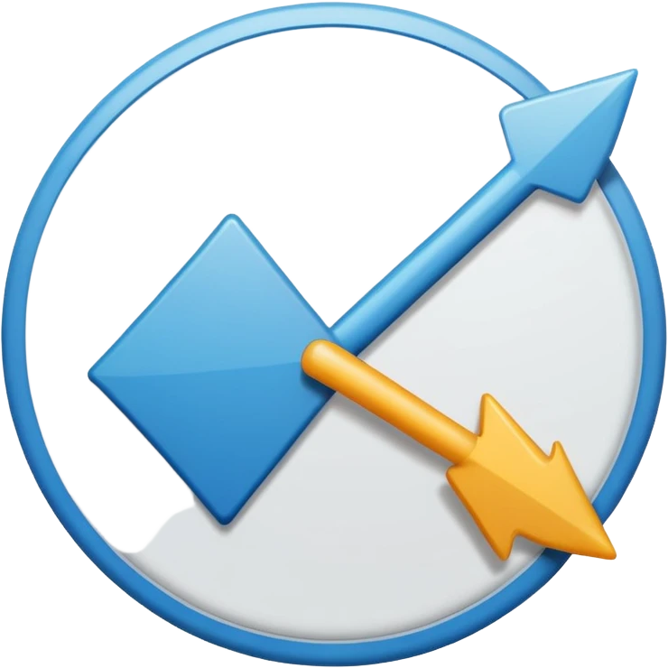 white round arrow  emoji