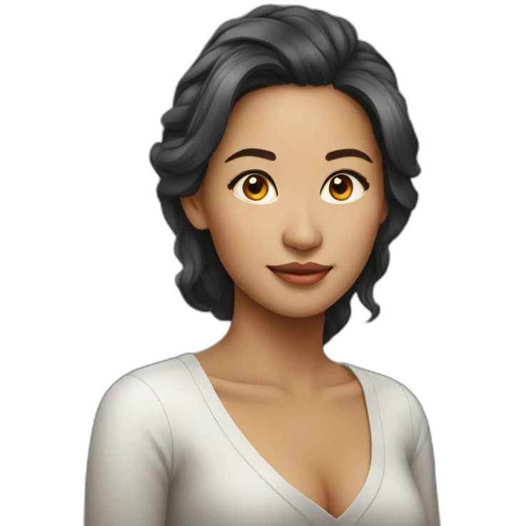 gorgeous indonesian woman emoji