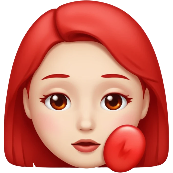 Blushing  emoji