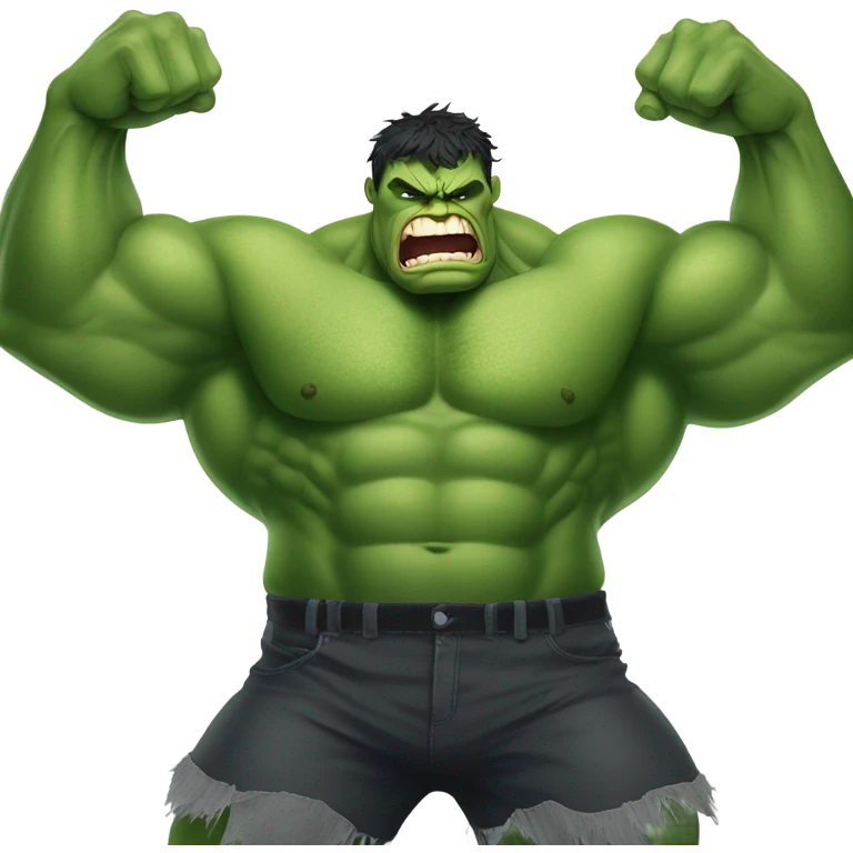 Macron as hulk emoji