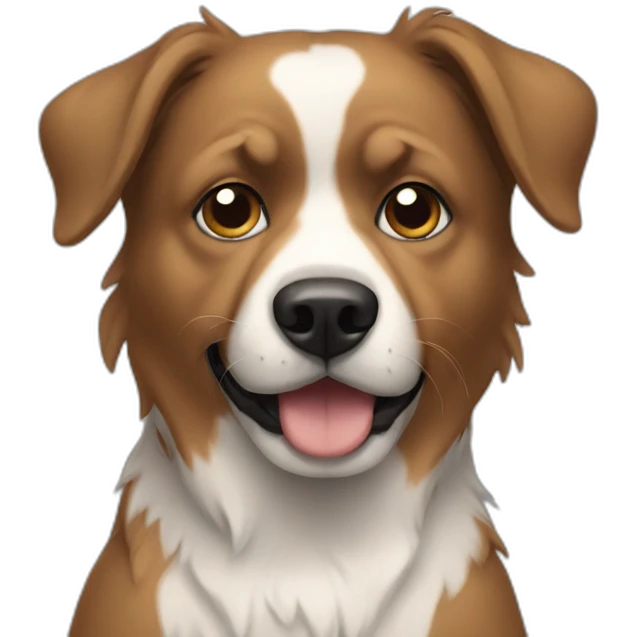 Human dog emoji