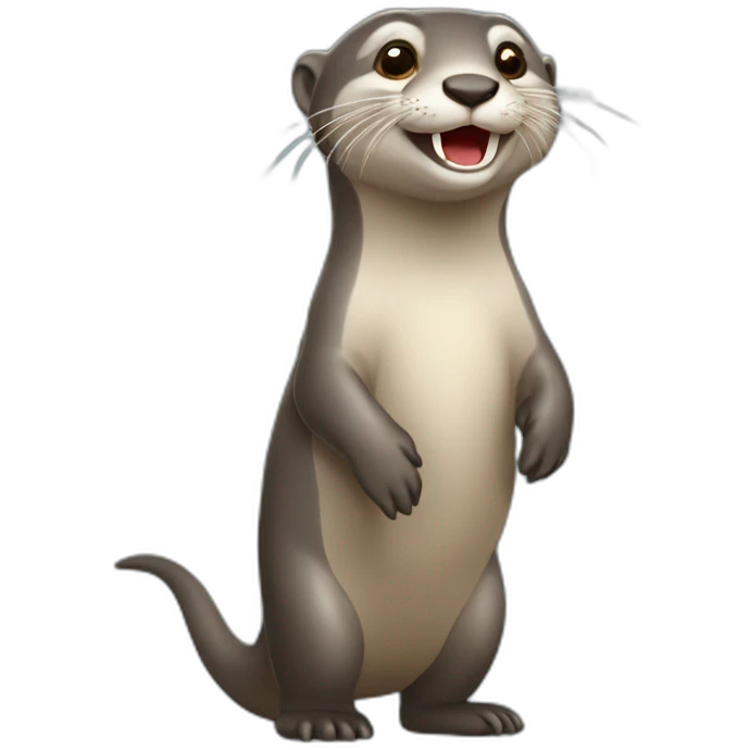 Loutre sur éléphant emoji