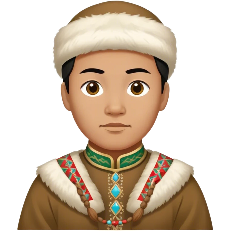 greenland citizen traditional outfit standing full scale emoji