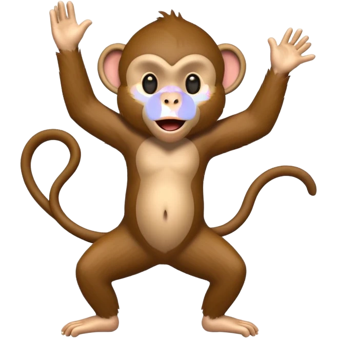 dancing monkey emoji
