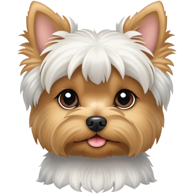 Small white yorkie emoji
