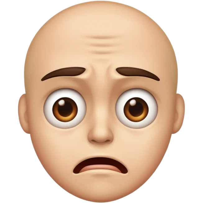 Face looking horrified but disgusted  emoji