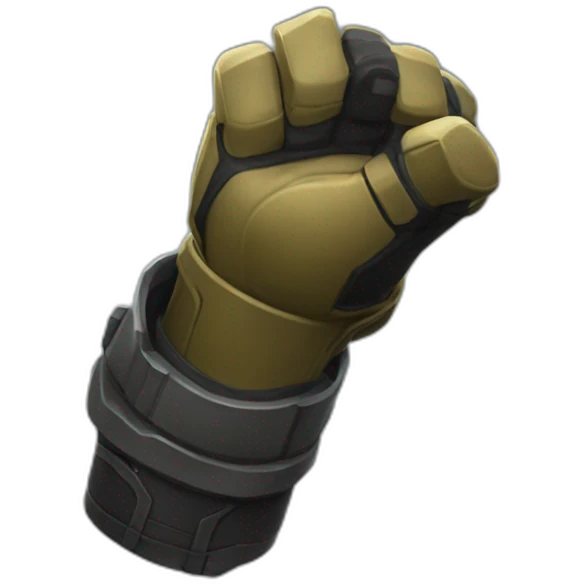 helldivers 2 salute arm forward making a fist emoji