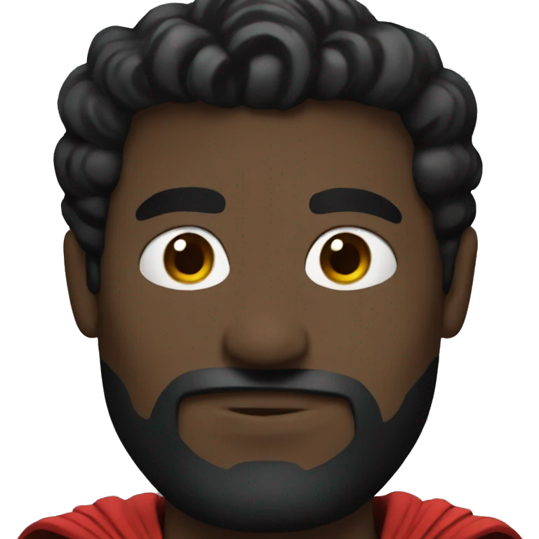 Balck superman emoji