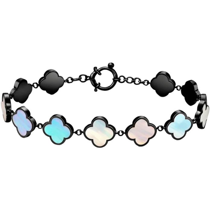 Van Cleef Vintage Alhambra bracelet in Mother of pearl emoji