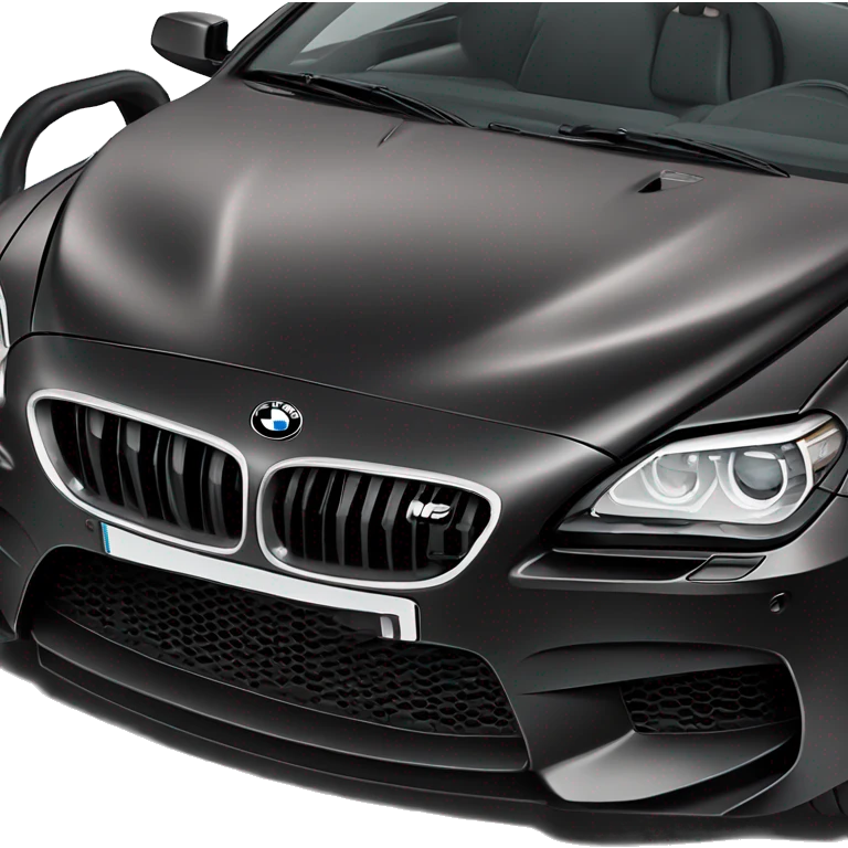 Black bmw m6 2024 emoji