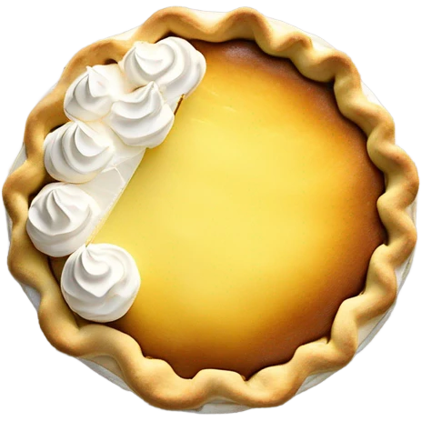 lemon meringue pie emoji