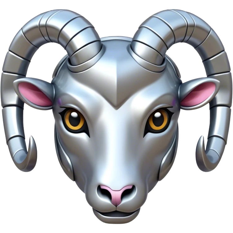 Futuristic Ram(Goat) head  emoji