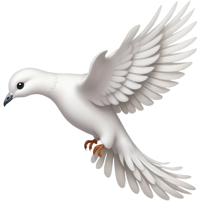 a dove's tail emoji