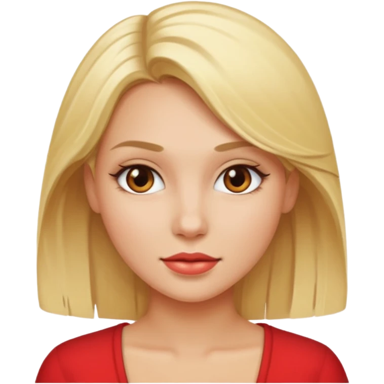 hot blonde   emoji