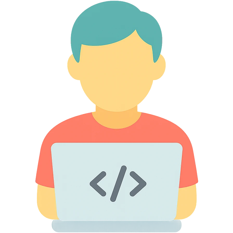 coder at a computer emoji