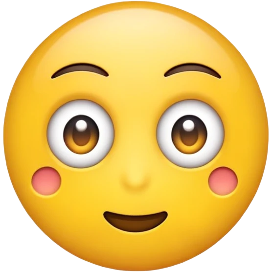 normal emoji with eyes looking left emoji