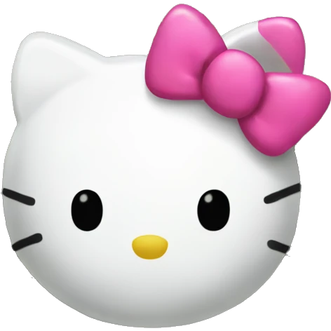 Hello Kitty, with money emoji