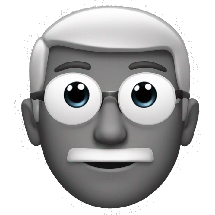 Черная белая собака в сердечке emoji