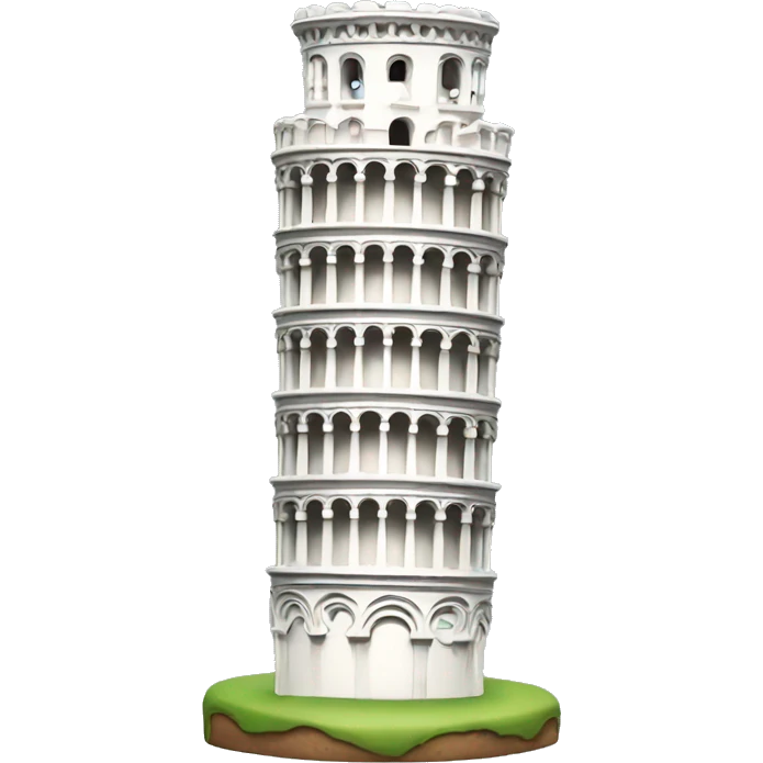 Super tiny Leaning tower of pisa  emoji