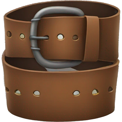 A belt emoji