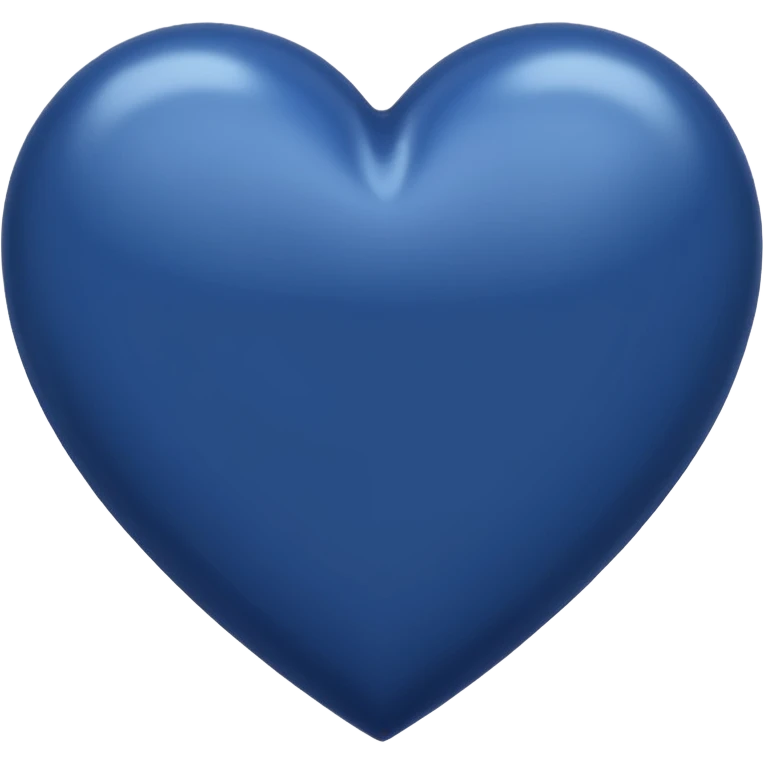 Coração azul escuro  emoji