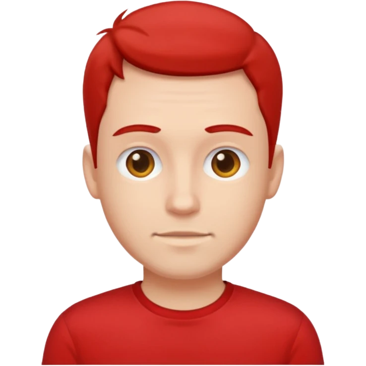 red t-shirt  men  emoji