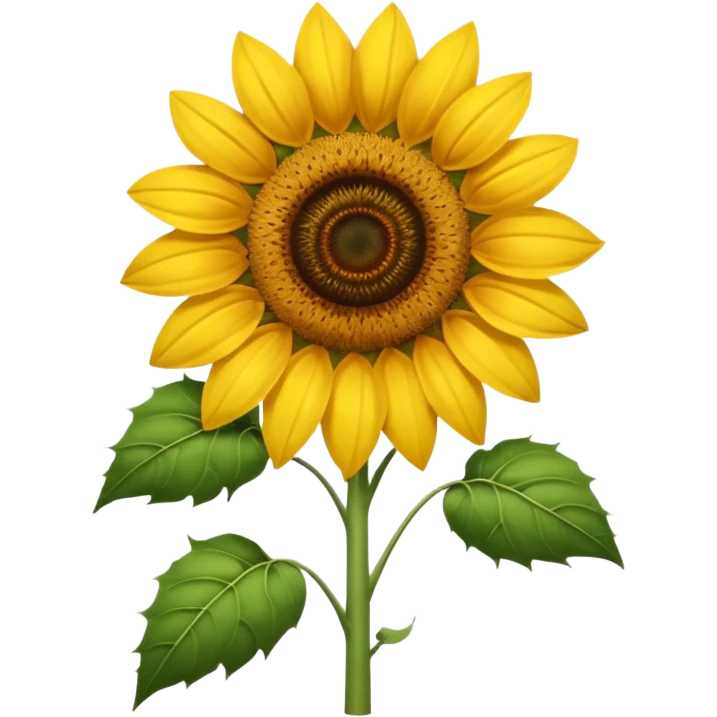 Noo, i want sunflower 🌻.  Just like this. With browner center. And without green sleaves
 emoji