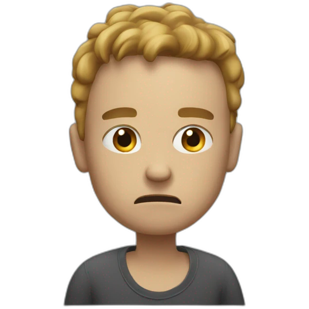 stressed shoking emoji