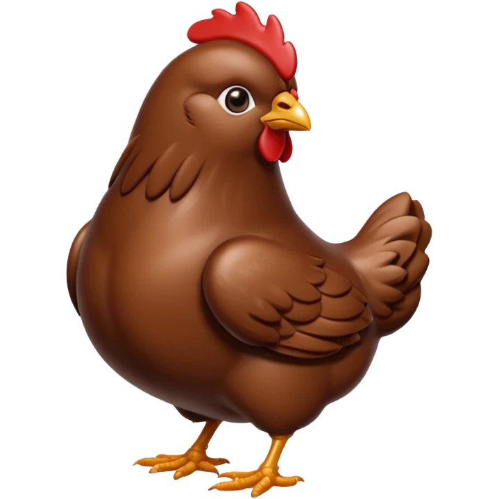 chocolate chicken emoji