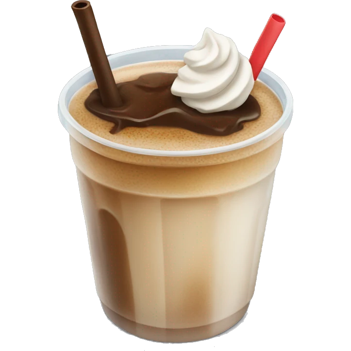 Ice coffee emoji