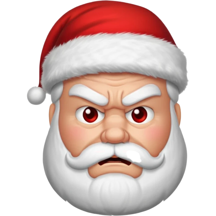 angry santa emoji