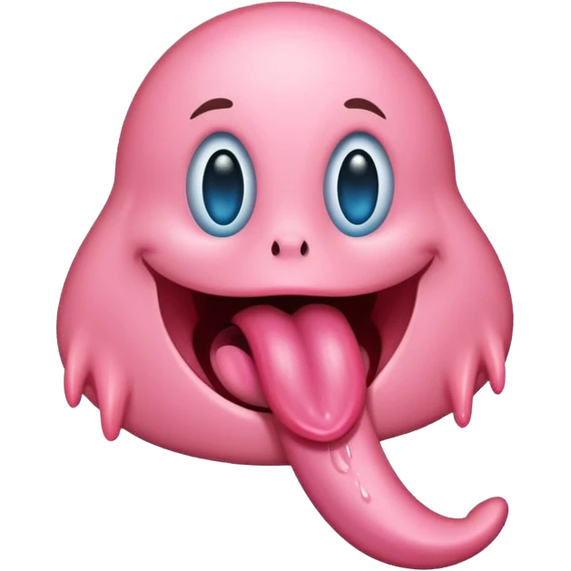 tongue out with a blue tick on it emoji