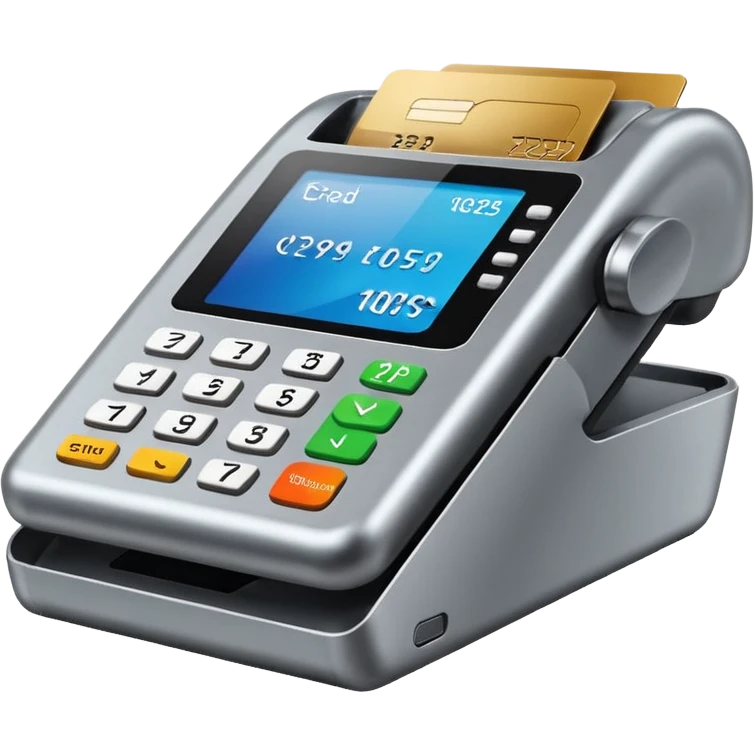 Máquina de passar cartão de crédito point 2025 emoji