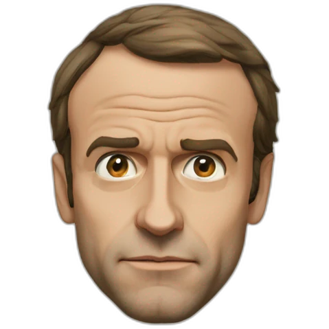 macron wrinkles emoji