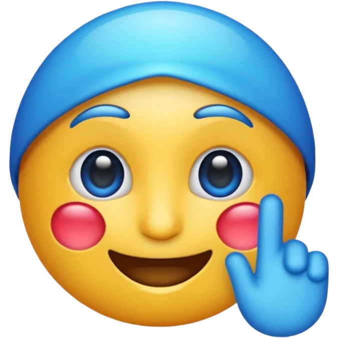 Asme el emoji de verificado en color azul emoji