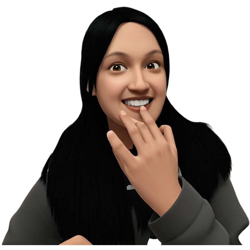 smiling boy with black hair emoji