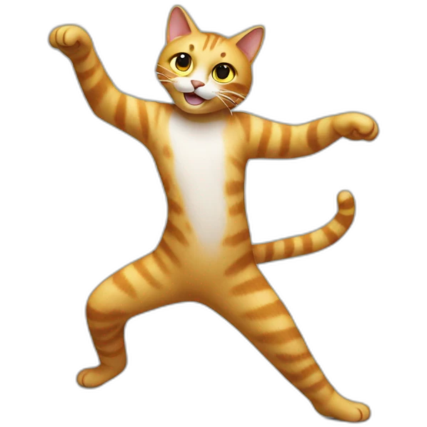 Dancing cat emoji