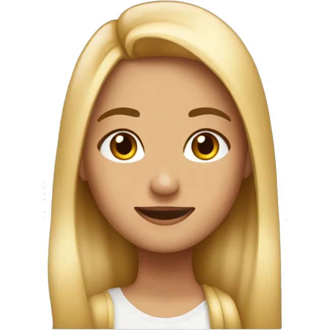Quiero un emoji de una chica pelirroja, cabello hasta los hombros, ojos grandes y rasgados color café emoji