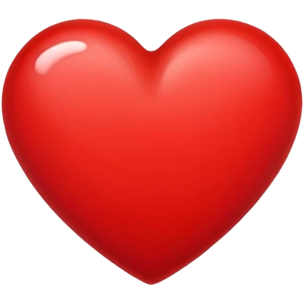 Red heart  emoji
