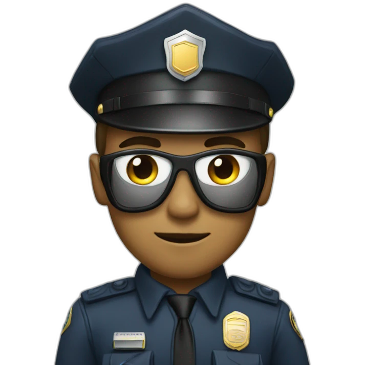 cyber cop emoji
