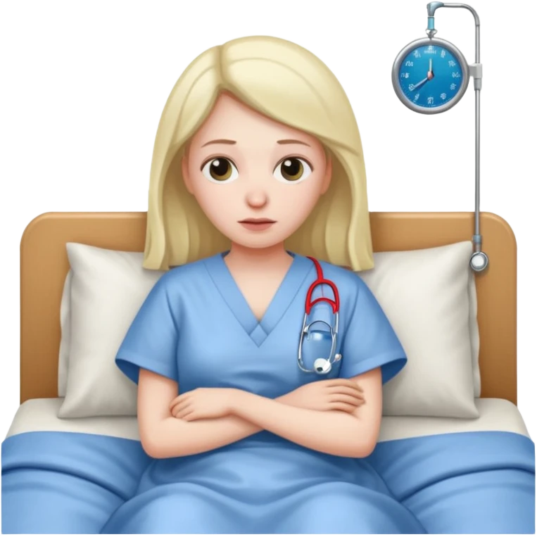 very sick woman emoji