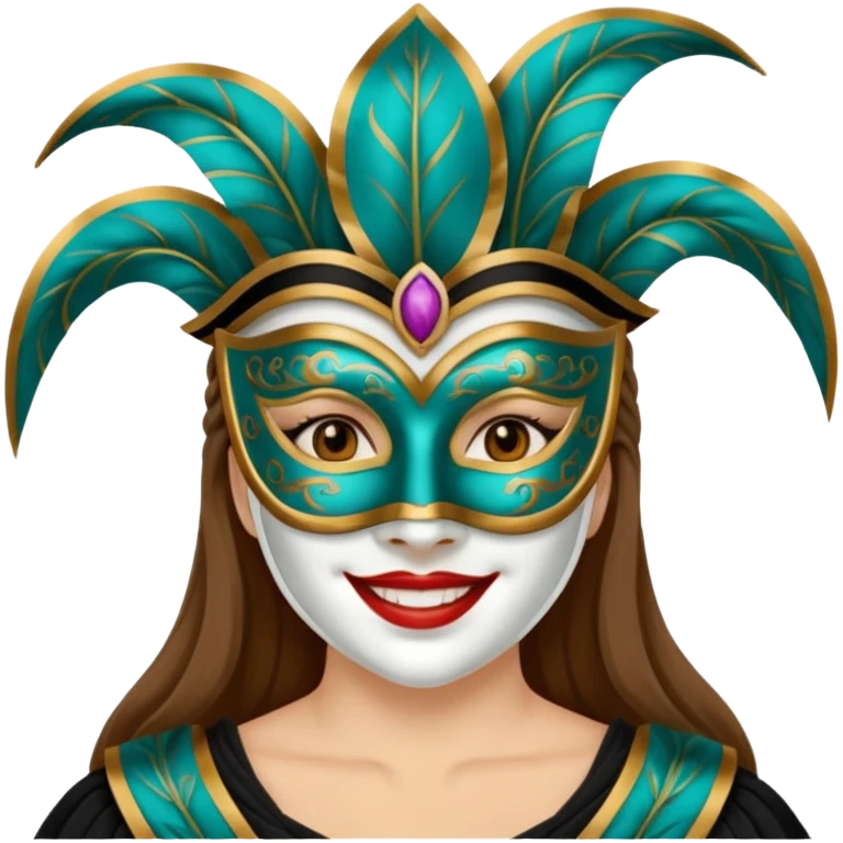 masked person venice bauta woman emoji