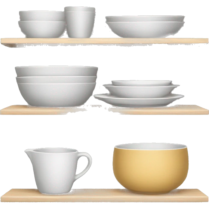 Tableware storage emoji