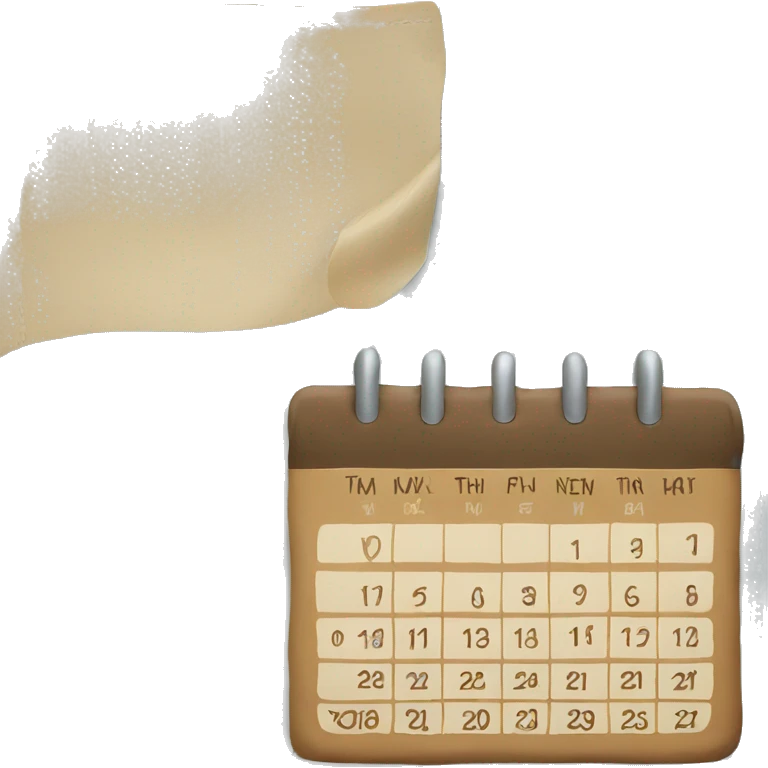 Calendar  emoji