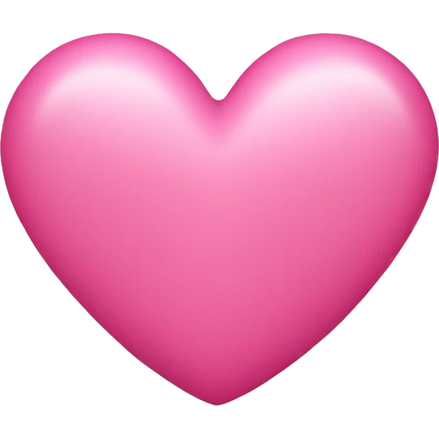 Pink heart emoji